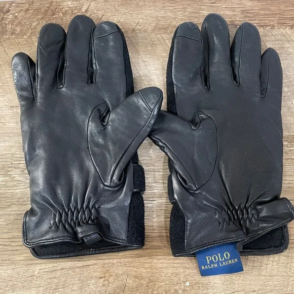Polo Ralph Lauren Leather Gloves - Picture 2 of 3
